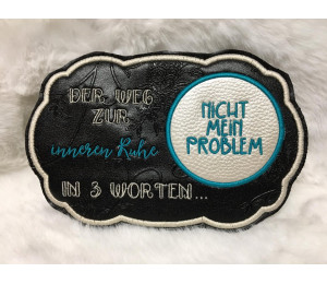 Stickdatei ITH - MugRug Girls "Der Weg zur inneren Ruhe"